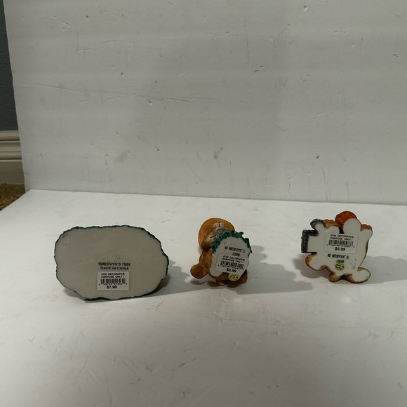 Vintage Mervyns 1998 Bunny Family Figurines Lot of 3 new Easter bunnies - Picture 6 of 11